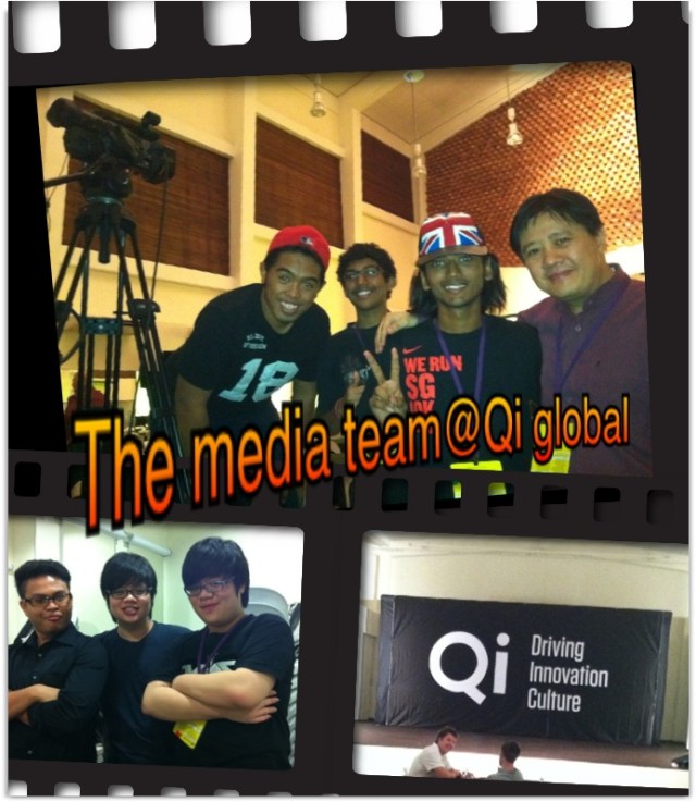 The Media Team from Singapore Polytechnic with Joshua