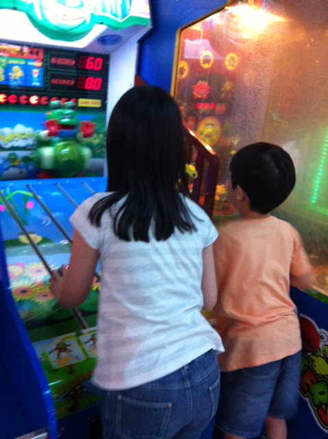 Joy and Jeremy at Arcade